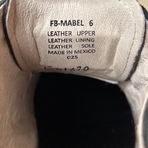 New in Box Freebird by Steven Mabel Black Leather Ankle Booties Women’s Size 6 - Picture 12 of 12